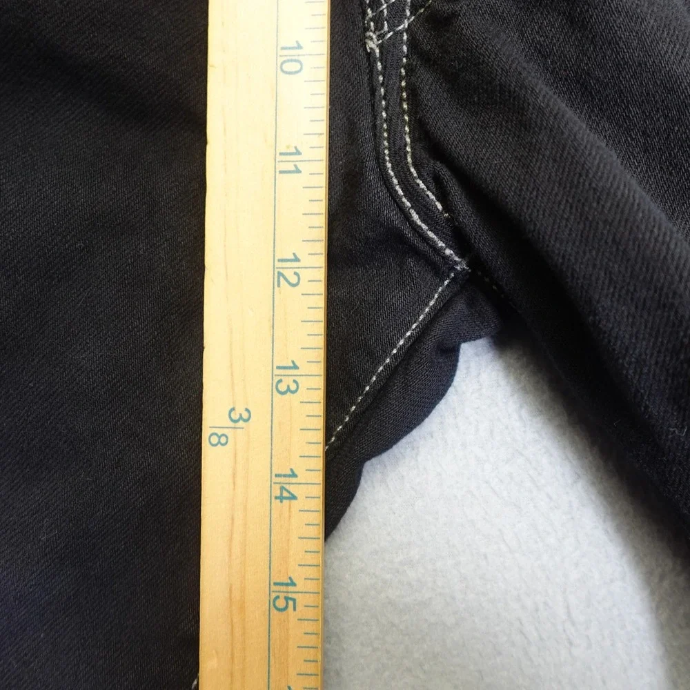 Levi's 501 Jeans Mens 38x32 Black Original Fit Straight Leg Denim